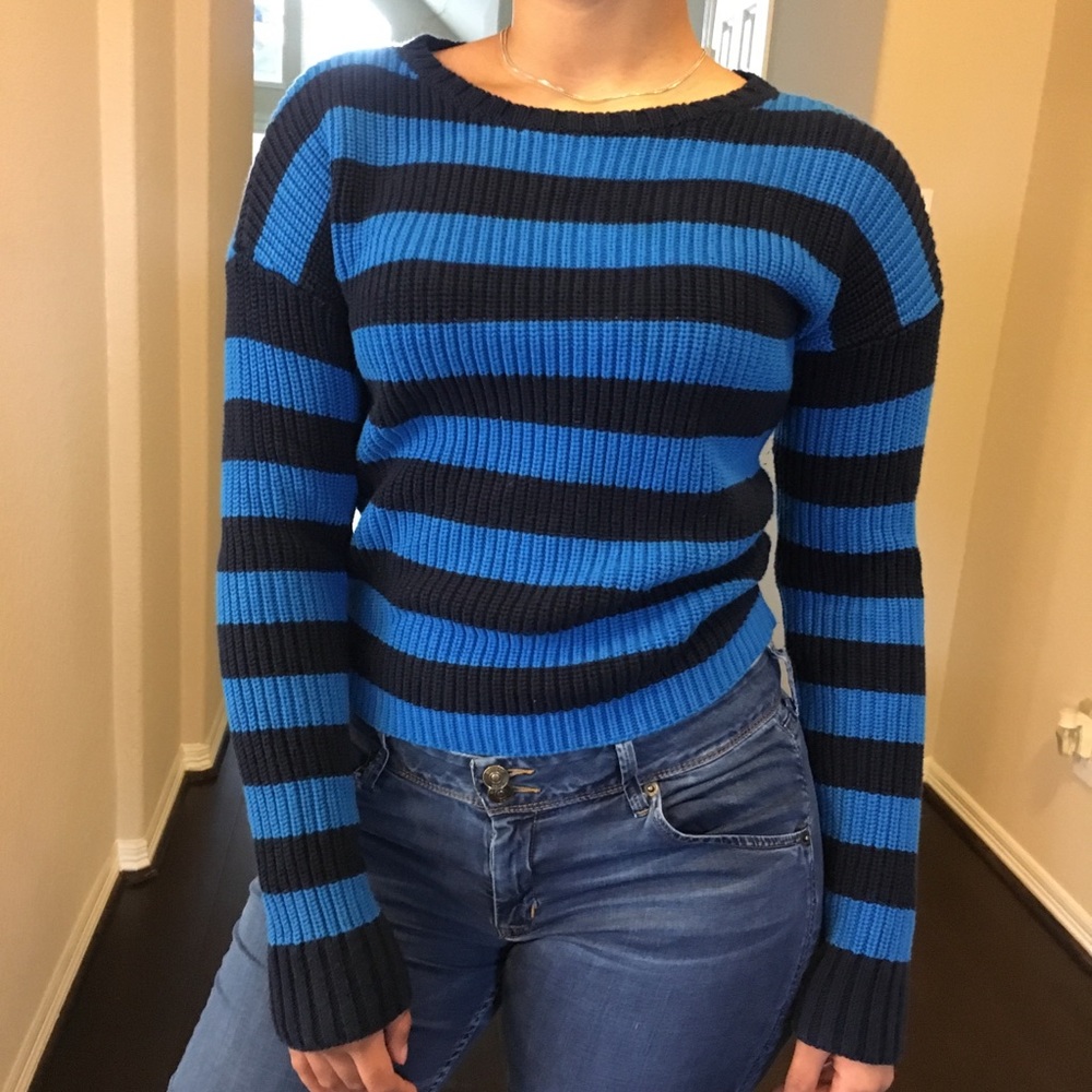 🍃VINCE CAMUTO Striped Sweater Sz M